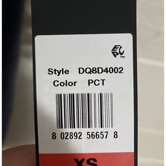 Donna Karan Active Midi-length Dress Womens Round-Neck Stretch Size XS Navy - Picture 9 of 16